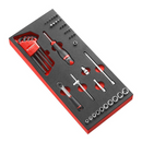 Facom MODM.R161-36 1/4″Dr 46pce Metric 5.5-14mm Hexagon (6-Point) Socket & Bit Set