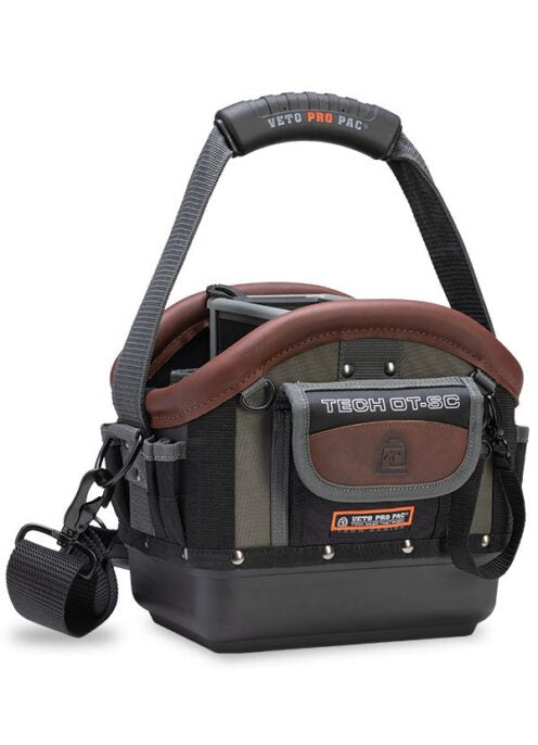 AX3619 Veto Pro Pac TECH OT-SC Sub Compact Open Top Electrician Tool Bag