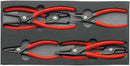 Knipex 00 20 01 V02 6pce Internal/External Precision Circlip Plier Set in Foam Tray