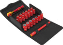 Wera 004967 22pc 8100 SA VDE 1 Zyklop 1/4" VDE Ratchet Socket Set
