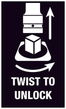 Wera 005451 10pc Magnetic Socket Rail B Impaktor 1 Socket Set, 3/8"