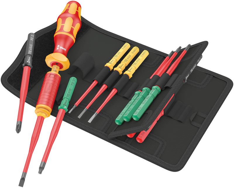 Wera 006605 15pc Kraftform Kompakt VDE 15 Torque 1.2-3.0 Nm extra slim 1 Tool Finder