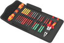 Wera 006612 17pce Kraftform Kompakt VDE 17 extra slim 1 Tool Finder With Knipex