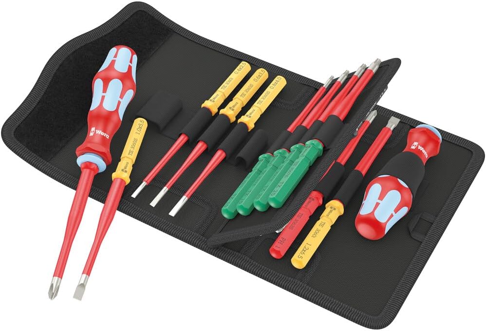 Foraslim1 Rig Wera 006631 KK VDE Stainless 17 Extra Slim1 Tool Finder Twin Interchan