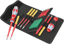 Wera 006631 KK VDE Stainless 17 Extra Slim1 Tool Finder Twin Interchangeable Screwdriver Set