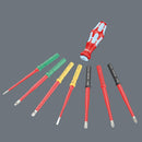 Wera 006631 KK VDE Stainless 17 Extra Slim1 Tool Finder Twin Interchangeable Screwdriver Set