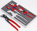 Knipex 00 20 01 V15 4pce Basic Plier Set In Foam Tray
