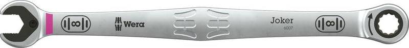 Wera 020350 6007 8mm Joker Extra Long Ratchet Combination Spanner