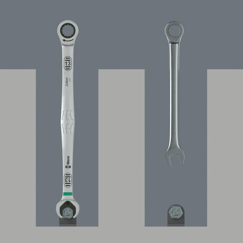 Wera 020350 6007 8mm Joker Extra Long Ratchet Combination Spanner