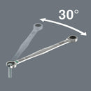 Wera 020380 5pc 6007 Joker 5 Set 1 Extra Long Ratchet Spanner Set 8-19mm