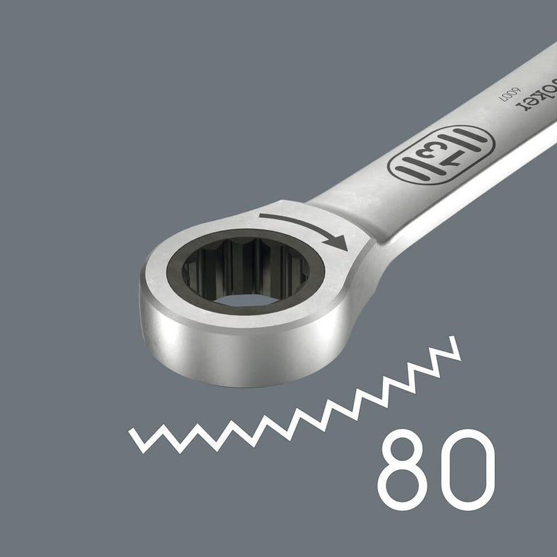 Wera 020350 6007 8mm Joker Extra Long Ratchet Combination Spanner