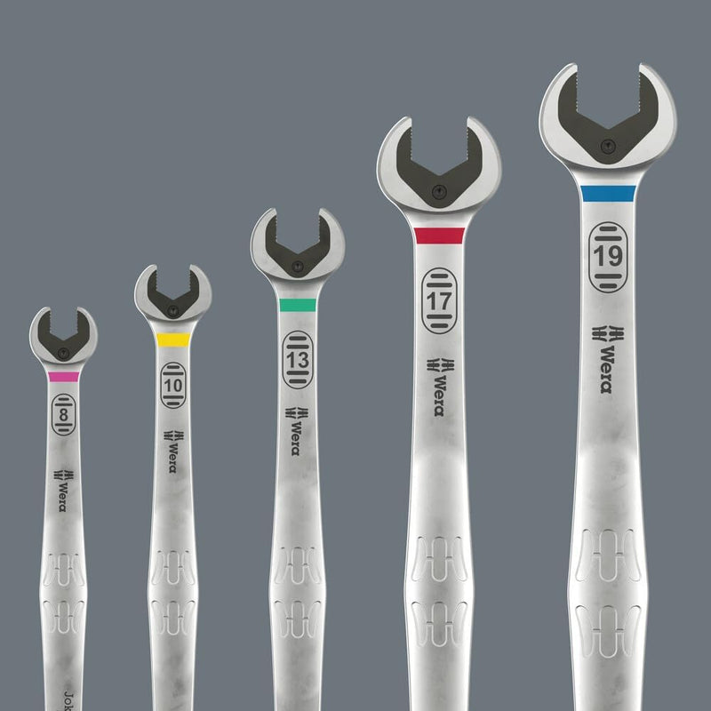 Wera 020350 6007 8mm Joker Extra Long Ratchet Combination Spanner