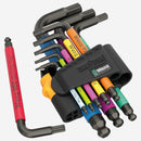 Wera 022641 9pc 950/9 Hex-Plus Multicolour Imperial 3 L-key Set BlackLaser