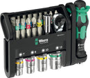 Wera 049000 Tool-Check Modular 1, 21 Piece Socket & Bit Set