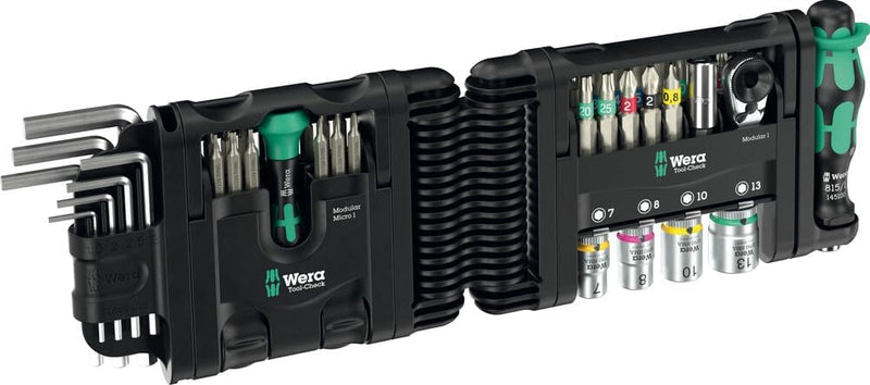 Wera 049020 Tool-Check Modular Set 1, 50 Piece Socket & Bit Set