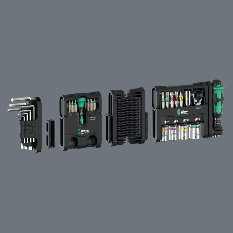 Wera 049020 Tool-Check Modular Set 1, 50 Piece Socket & Bit Set