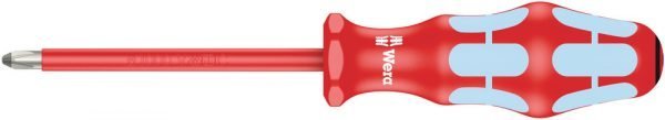 Wera Kraftform 022740 PZ1x80mm 3165 i Stainless VDE Insulated Pozi Screwdriver