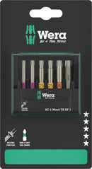 Wera 073639 6pc Bit-Check 6 Wood TX HF 1 SB