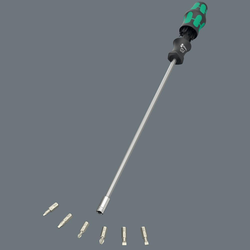 Wera 051032 7pc KK27 XL Universal Imperial Set 1 Bit Holding Screwdriver 300mm