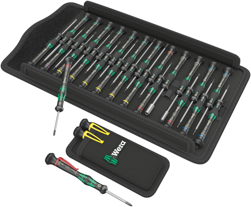 Wera 134027 29pc Kraftform Micro Electronics screwdriver Set Big Pack 2