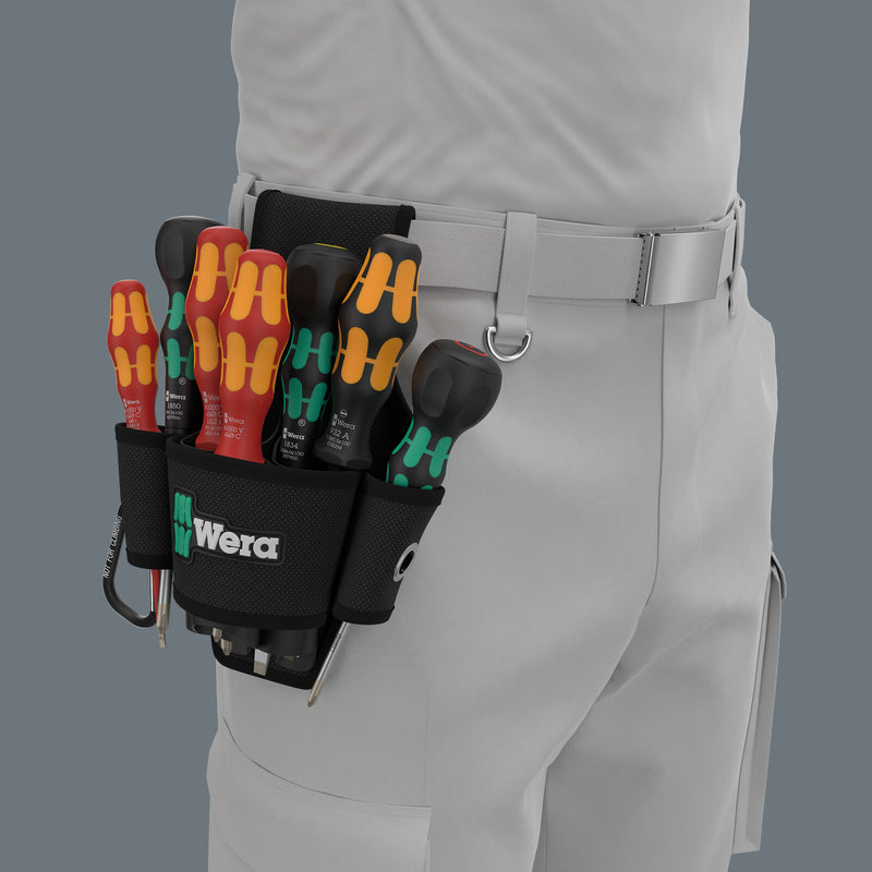 Wera 136033 8pc 9621 Ball-Grip Belt Holster Set 2