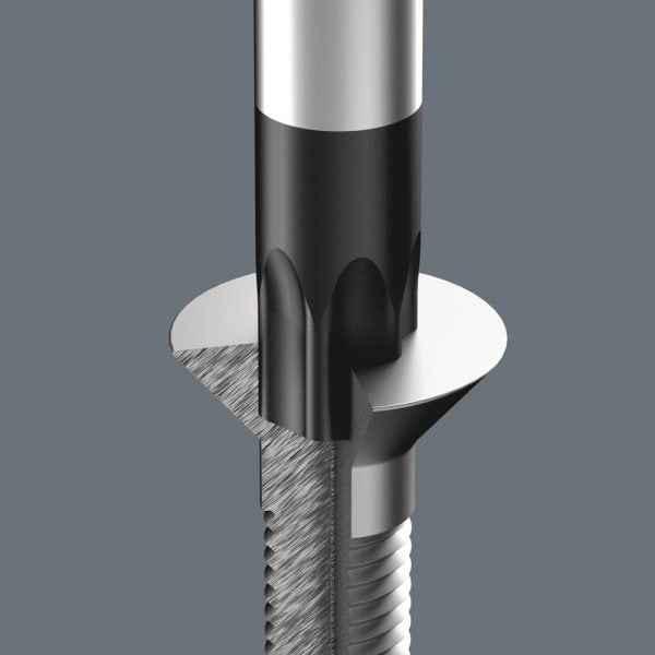 Wera Kraftform 138263 T25x100mm 367 TORX® BO Tamperproof Torx Screwdriver