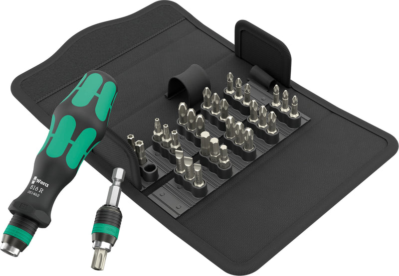Wera 057113 32pc Kraftform Kompakt 70 Universal Screwdriver Bit Set