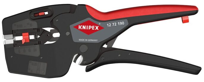 Knipex 12 72 190 190mm 0.03 and 10 mm² NexStrip Multi-Tool Wire Stripper Pliers for Electricians