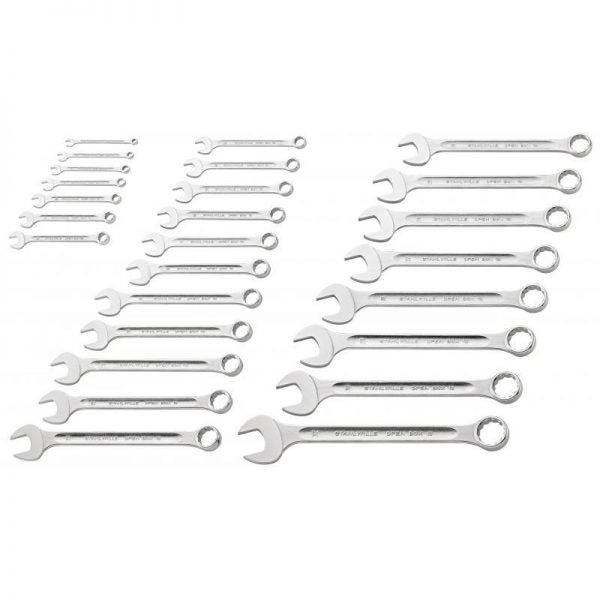 Stahlwille 96400805 ’13/26′ 26pce 6-32mm Metric Open Box Combination Spanner Set