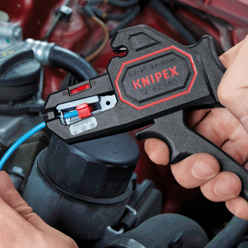 Knipex 12 62 180 0.2-6mm Automatic Insulation Wire Stripper