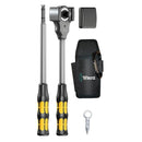 Wera 133862 Koloss 1/2" Drive 8002 C Ratchet Hammer Extension Bar & Holder Kit