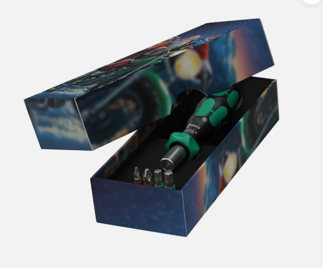 Wera 135823 5pc 838 RA S/4 Christmas Set 2025 Ratchet Screwdriver set