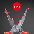 Knipex 13 96 200 200mm VDE Insulated Multi-Function Installation Pliers