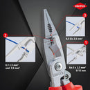 Knipex 13 96 200 200mm VDE Insulated Multi-Function Installation Pliers