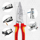 Knipex 13 76 200 ME 200mm VDE Metric Wire Stripping Pliers