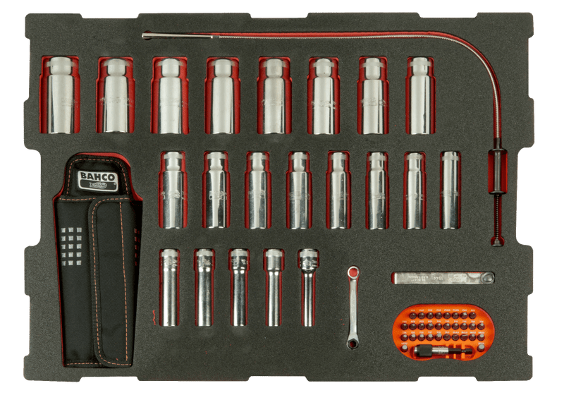 Bahco 4750RCHDW02FF1 195pce MRO Toolkit With Heavy Duty Rigid Case