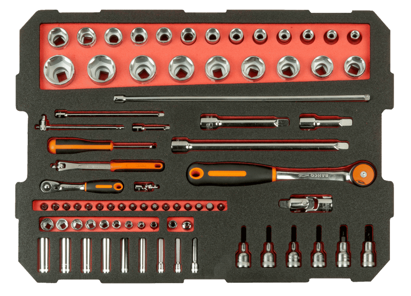 Bahco 4750RCHDW02FF1 195pce MRO Toolkit With Heavy Duty Rigid Case