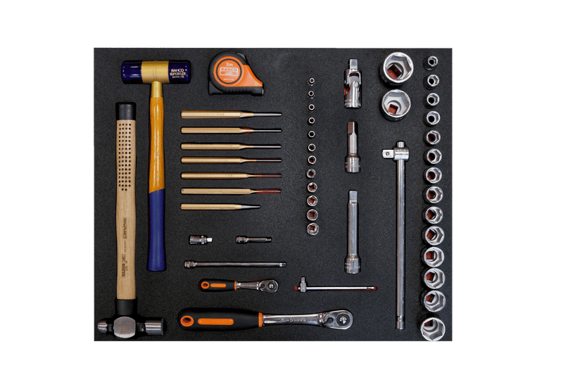 Bahco FF1ASET-AUTO3 140pce Auto Repair 3 Foam Toolkit