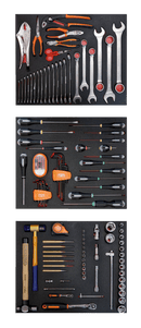 Bahco FF1ASET-AUTO3 140pce Auto Repair 3 Foam Toolkit