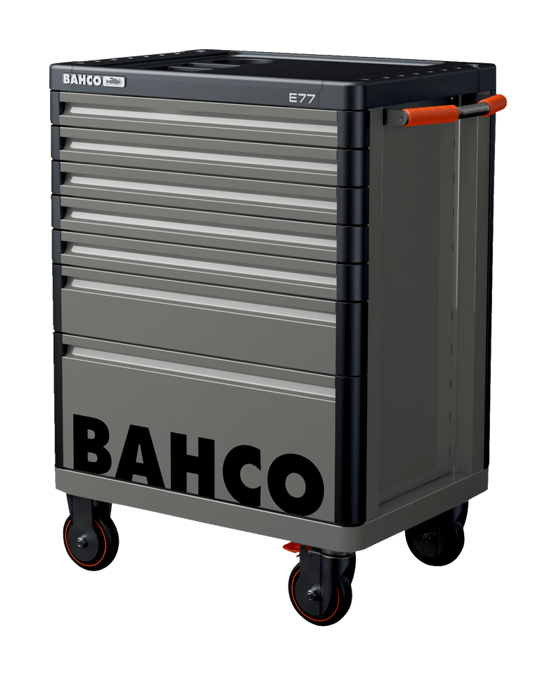 Bahco 1477K7GREY E77 Premium 7 Drawer Grey Mobile Roller Cabinet