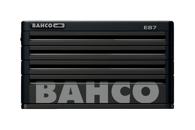 Bahco 1487K4BLACK E87 Premium 4 Drawer Black Top Chest