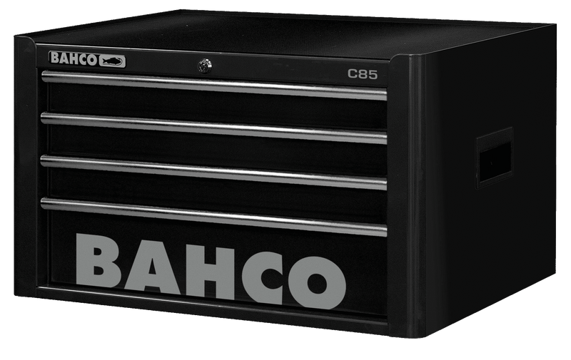 Bahco 1485K4BLACK C85 Classic 4 Drawer Black Top Chest