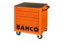 Bahco 1470K7LH 26″ Low Height 7 Drawer Orange Roller Cabinet