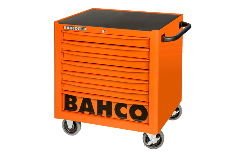 Bahco 1470K7LH 26″ Low Height 7 Drawer Orange Roller Cabinet