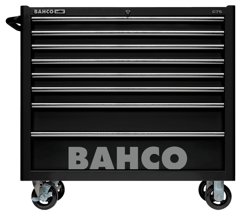 Bahco 1475KXL8BLACK C75 8 Drawer 40" Black Classic Mobile Roller Cabinet