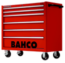 Bahco 1475KXL6RED C75 6 Drawer 40" Red Classic Mobile Roller Cabinet