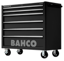 Bahco 1475KXL6BLACK C75 6 Drawer 40" Black Classic Mobile Roller Cabinet