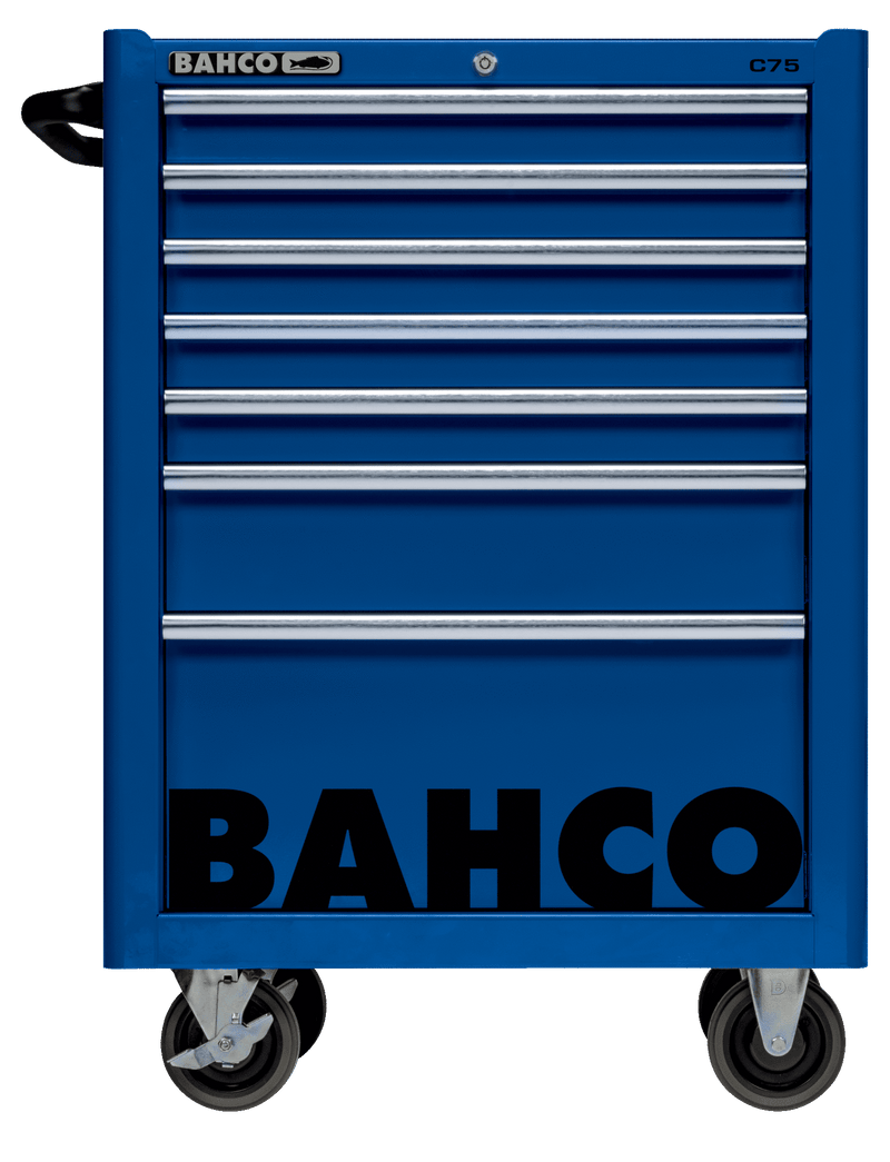 Bahco 1475K7BLUE C75 7 Drawer Blue Classic Mobile Roller Cabinet