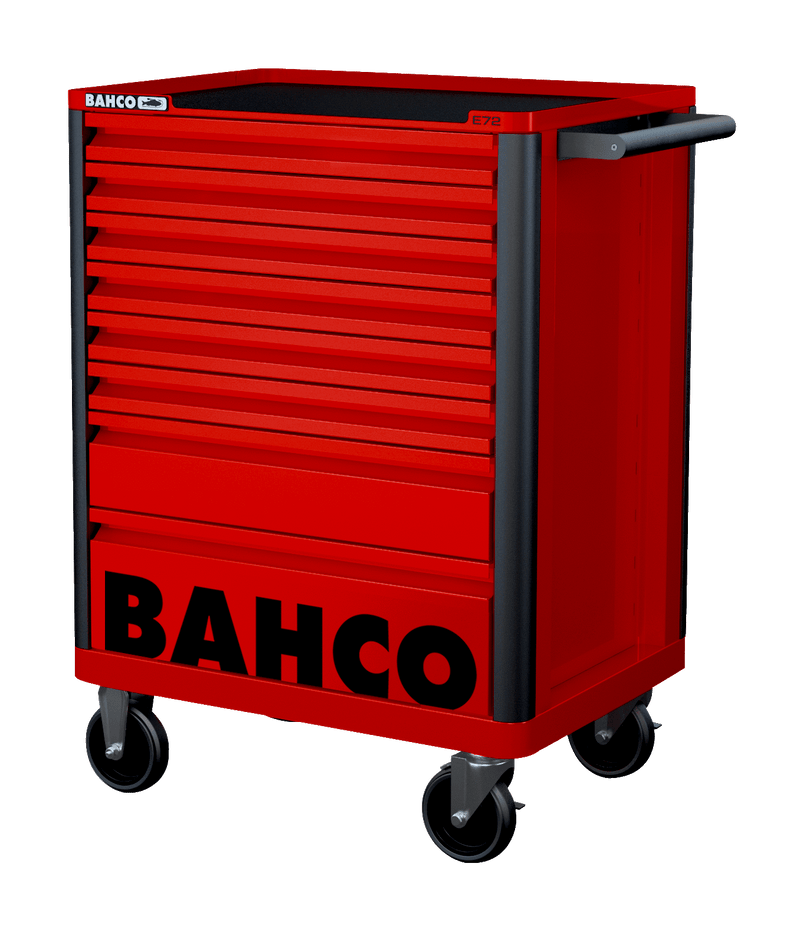 Bahco 1472K8RED E72 8 Drawer Red Mobile Roller Cabinet