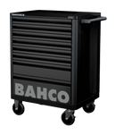 Bahco 1472K8BLACK E72 8 Drawer Black Mobile Roller Cabinet